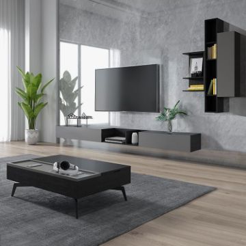 Show details for Parville TV Floating Desk - wall mounted Picture of Parville TV Floating Desk - wall mounted