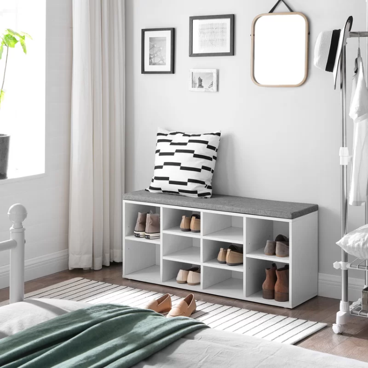 Picture of cubla Shoe Storage Bench -white