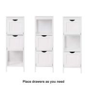 Bathroom+Floor+Cabinet,+Multifunctional+Wooden+Storage+Cabinet+With+2+Drawers+For