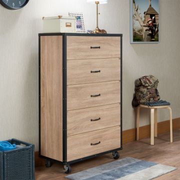 Large Capacity 5-Tiered Storage Locker (Oak) Large Capacity 5-Tiered Storage Locker (Oak)
