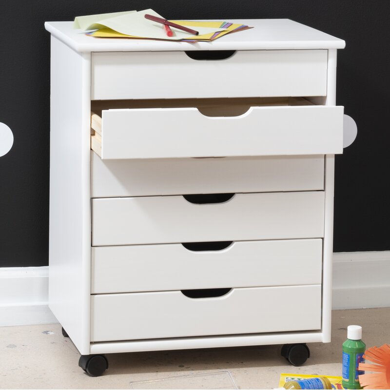 Breshay 6 Drawer Rolling Storage Chest | revvvd