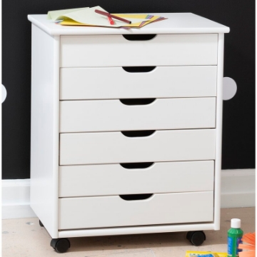 Show details for Breshay 6 Drawer Rolling Storage Chest Picture of Breshay 6 Drawer Rolling Storage Chest