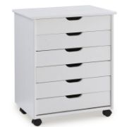 صورة Breshay 6 Drawer Rolling Storage Chest