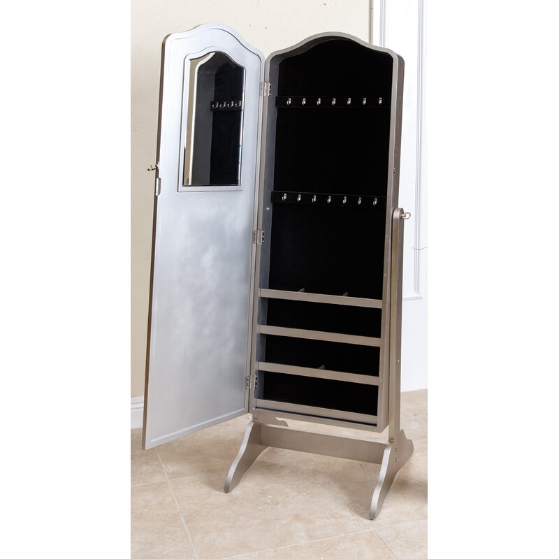 from Revvvd Buy Auston Solid Wood jewelry armoire with Mirror | revvvd