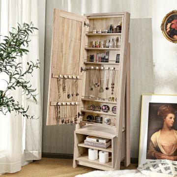 Quimora Jewelry Armoire with Mirror Quimora Jewelry Armoire with Mirror