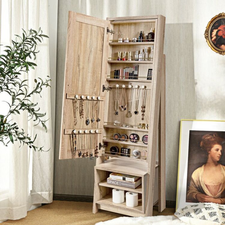 Quimora Jewelry Armoire with Mirror