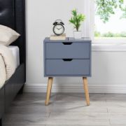 2 - Drawer Bachelor's Chest in Grey