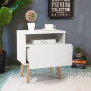 Dida Nightstand  Natural Wood