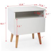 Dida Nightstand  Natural Wood