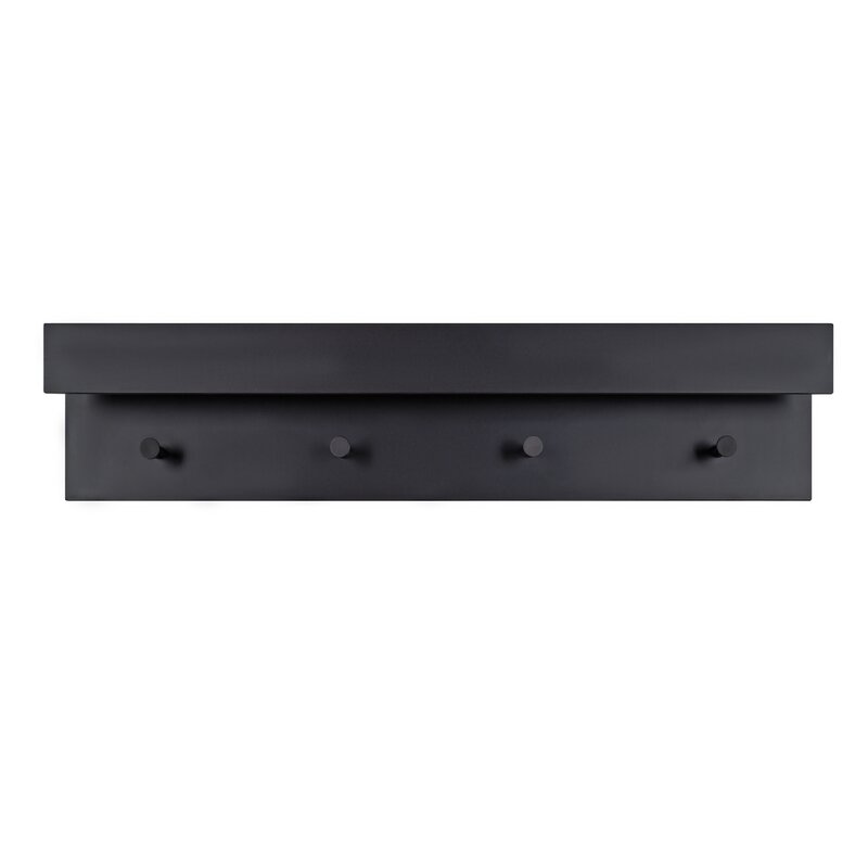 Semiala Wall Mounted Shelf With Hooks | revvvd