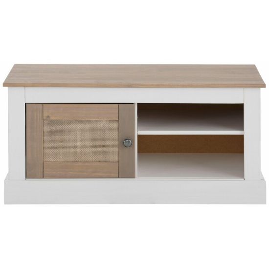 Alicia Wood Storage Bench