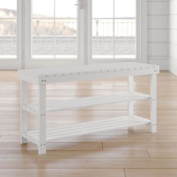 Shami  Wood Storage Bench Shami  Wood Storage Bench