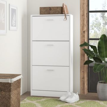 Mercl Tier 18 Pair Shoe Storage Cabinet Mercl Tier 18 Pair Shoe Storage Cabinet