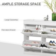 Veronica 8 Pair Shoe Storage Cabinet