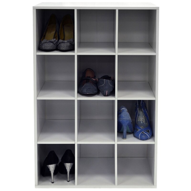 Barbara 12 Pair Stackable Shoe Storage Cabinet