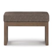 Darin  Faux Leather Bench