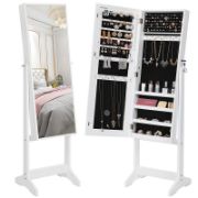 Aganlane Jewelry Armoire with Mirror