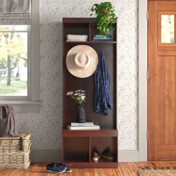 Aminda  Hall Tree with Bench and Shoe Storage Aminda  Hall Tree with Bench and Shoe Storage