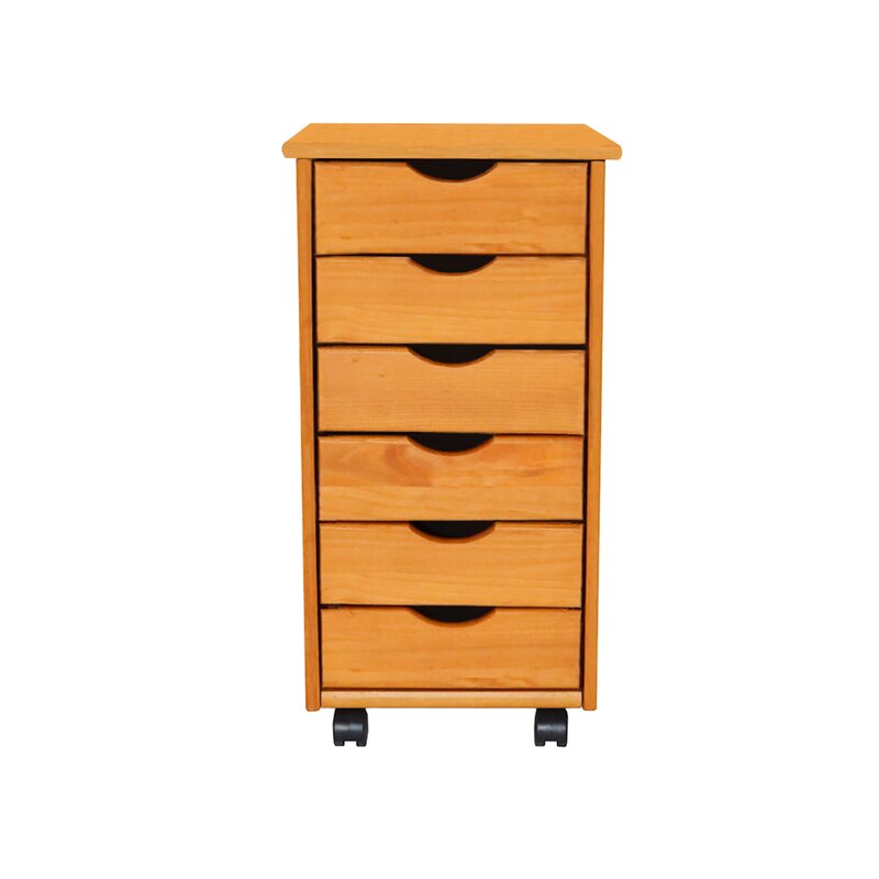 6 Drawer Rolling Storage Chest revvvd