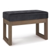 Darin  Faux Leather Bench