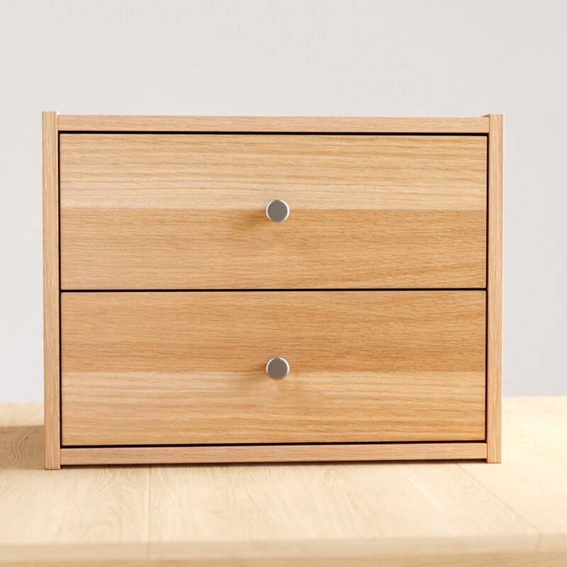 Denny Stackable 2 Drawer Storage Chest Revvvd