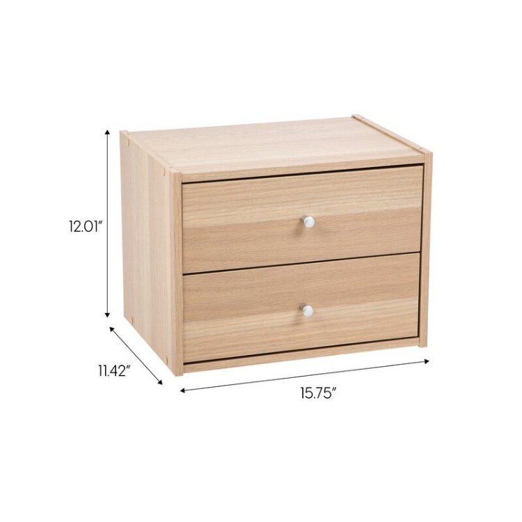 Denny Stackable 2 Drawer Storage Chest