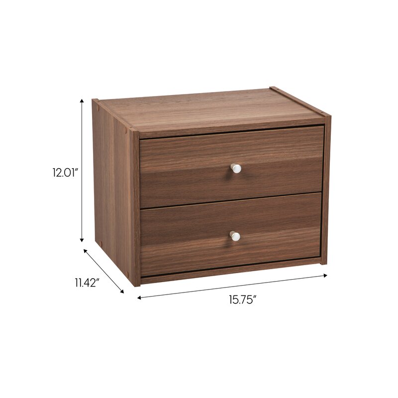 Denny Stackable 2 Drawer Storage Chest | Revvvd