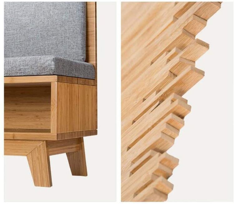 Shoe Rack Solid Wood Simple Storing Cabinet Furniture