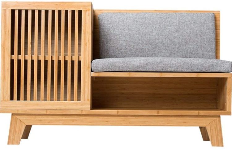 Shoe Rack Solid Wood Simple Storing Cabinet Furniture