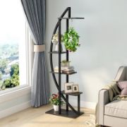 Heavy Duty Portable 5-Tier Plant Stand Pack Of 2