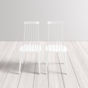 Biry Solid Wood Slat Back Arm Chair 