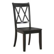 Cheryll Solid Wood Cross Back Side Chair (Set of 2)