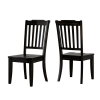 Helin Solid Wood Windsor Back Side Chair (Set of 2)