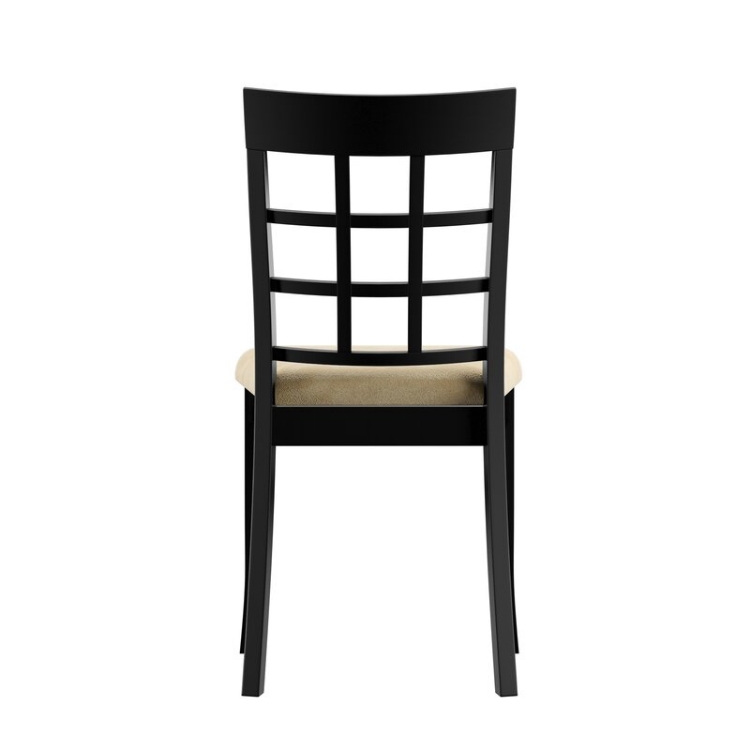 Gillan Slat Back Side Chair in Black (Set of 2)