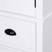 Santa Kitchen Cabinet w 2 Drawers White