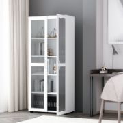 Nardin Storage Cabinet 5 Selves 2 Door