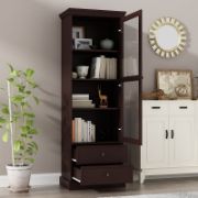 Layan Glass Storage Cabinet