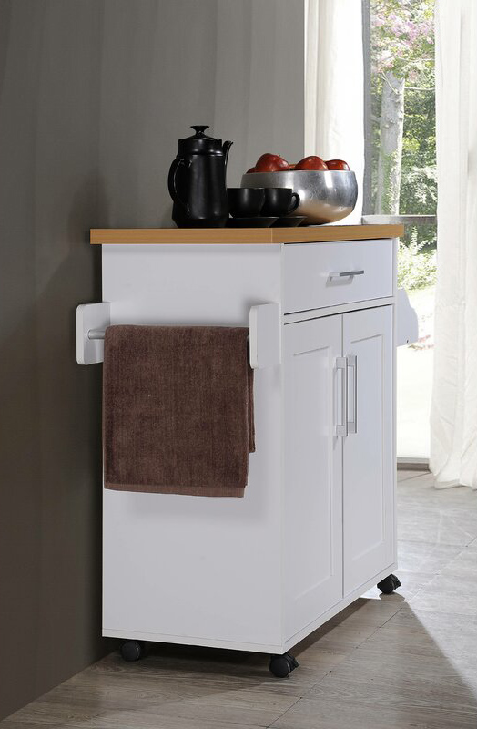 shop now Cristi Kitchen Cart with Locking Wheels from Revvvd Revvvd