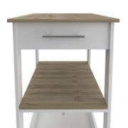 Langi Kitchen Island with Locking Wheels