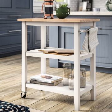 Ropa Solid Wood Kitchen Cart Ropa Solid Wood Kitchen Cart