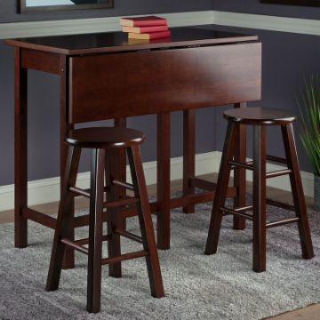 Kita Counter Height Drop Leaf Solid Wood Dining Set Kita Counter Height Drop Leaf Solid Wood Dining Set