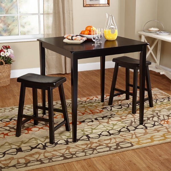 Clio Counter Height Rubberwood Solid Wood Dining Set