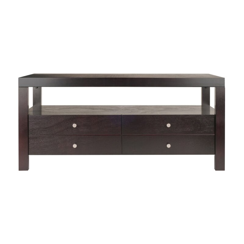 Jozlyn Wood Coffee Table In Espresso Finish, buy from Revvvd Revvvd