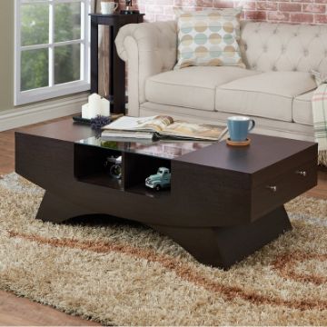 Madilynn Trestle Coffee Table with Storage Madilynn Trestle Coffee Table with Storage