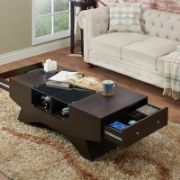 Madilynn Trestle Coffee Table with Storage