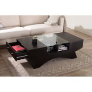 Madilynn Trestle Coffee Table with Storage