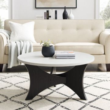 Wilmer  Mid Century 3-Leg Round Coffee Table Wilmer  Mid Century 3-Leg Round Coffee Table