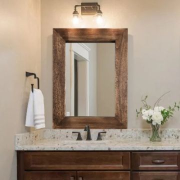 Revvvd Natural Wood Hanging Mirror For Bathroom Revvvd Natural Wood Hanging Mirror For Bathroom