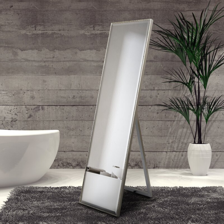 Golbahar Modern & Contemporary Beveled Cheval Mirror