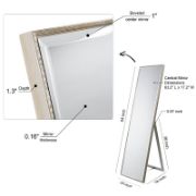 Golbahar Modern & Contemporary Beveled Cheval Mirror